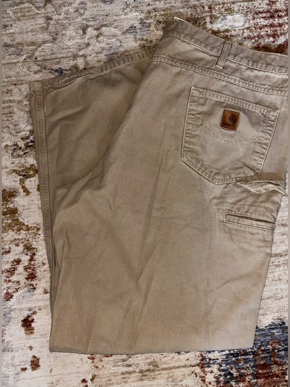 Carhartt Men’s Khaki Work Pants